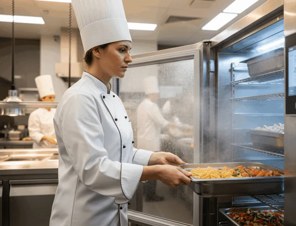 HACCP : Refroidissement rapide en restaurant - méthodes, contrôles et retours de terrain